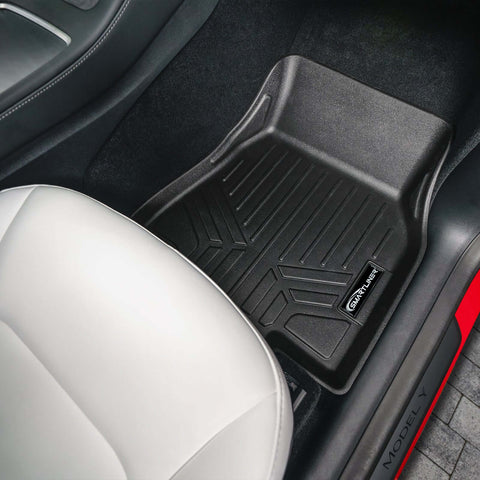 SMARTLINER Custom Fit Floor Liners For 2020-2025 Tesla Model Y (5 Passenger)