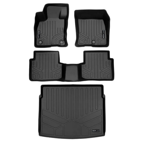 SMARTLINER Custom Fit Floor Liners For 2021-2025 Ford Bronco Sport W/O Rear Bump