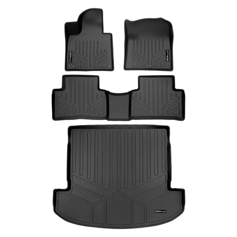SMARTLINER Custom Fit Floor Liners For 2021-2025 Kia Sorento (with 2nd Row Bench Seat)