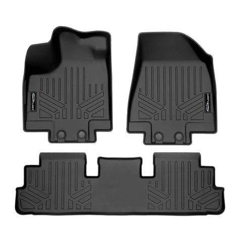 SMARTLINER Custom Fit Floor Liners For 2022-2025 Nissan Pathfinder (8 Passenger)