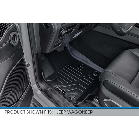 SMARTLINER Custom Fit Floor Liners For 2022-2025 Jeep Wagoneer (8 Passenger Model)