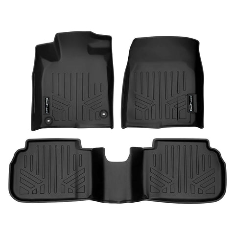 SMARTLINER Custom Fit Floor Liners For 2022-2025 Honda Civic Sedan with 2nd Row USB Ports