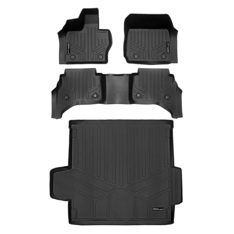 SMARTLINER Custom Fit Floor Liners For 2022-2025 Land Rover | Range Rover 5th Generation SWB (Standard Wheel Base) without executive class rear seats