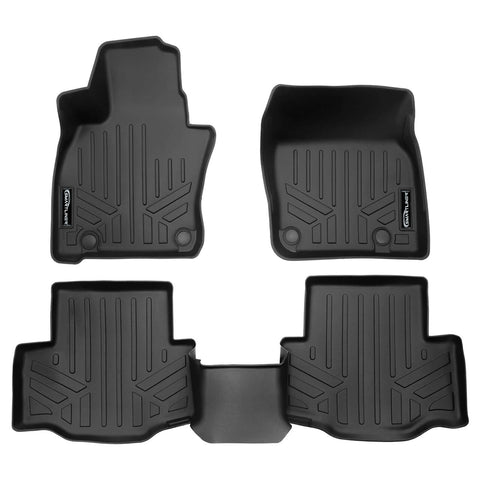 SMARTLINER Custom Fit Floor Liners For 2024-2025 Mazda CX-90 Plug-In Hybrid (Only Fits 2nd Row Bucket Seats With Center Console)
