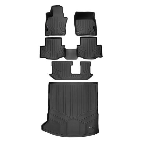 SMARTLINER Custom Fit Floor Liners For 2024-2025 Mazda CX-90 (Only Fits 2nd Row Bench)