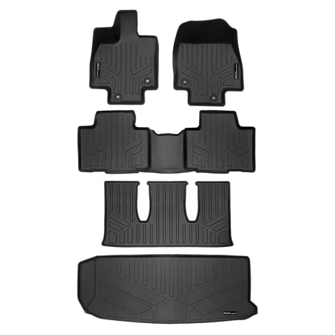 SMARTLINER Custom Fit Floor Liners For 2024 - 2025 Toyota Grand Highlander Hybrid