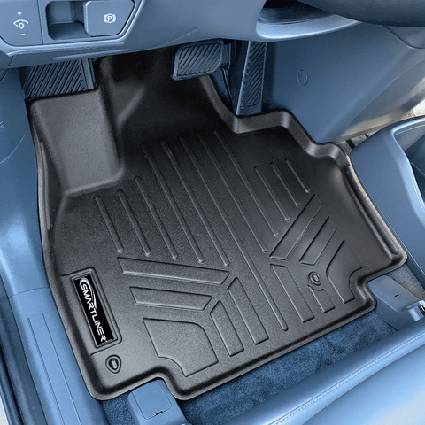 SMARTLINER Custom Fit Floor Liners Compatible With 2024 - 2025 Kia EV9 (2nd Row Bench Seat)