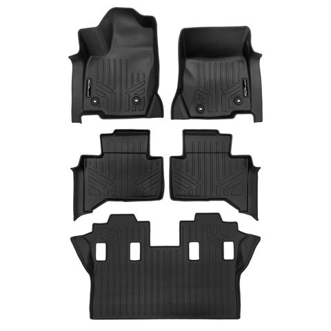 SMARTLINER Custom Fit Floor Liners For 2024 - 2025 Lexus GX (7 passenger models)