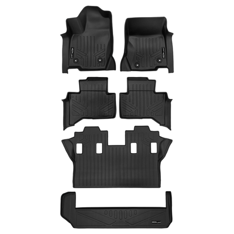 SMARTLINER Custom Fit Floor Liners For 2024 - 2025 Lexus GX (7 passenger models)