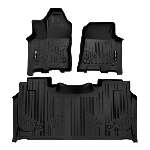 SmartCoverage™ Custom Fit Floor Liners For 2025-2026 Ram 1500 Crew Cab with Rear Underseat Storage Box