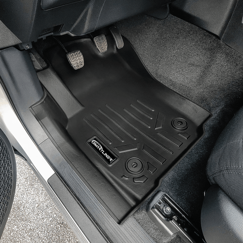 SMARTLINER All Weather Custom Fit Floor Liner Compatible With 2024-2025 Toyota Tacoma Carpet Xtra Cab with Manual Transmission