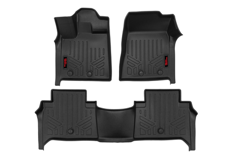 SMARTLINER Custom Fit Floor Liners For 2025 Infiniti QX80/2025 Nissan Armada Without Bucket Seats & Center Console Only