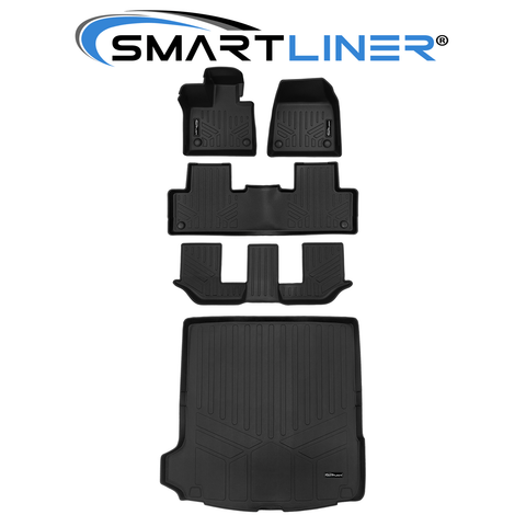 SMARTLINER Custom Fit Black For 2025 Volvo EX90 Electric. Fits 7 Passenger Model