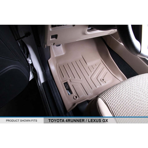 SMARTLINER Custom Fit Floor Liners For 2010-2012 Toyota 4Runner (5 Passenger with sliding Cargo Tray)