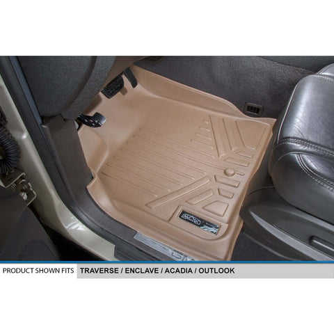 SMARTLINER Custom Fit Floor Liners For 2008 - 2017 Buick Enclave with 2nd Row Bucket Seats