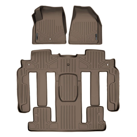 SMARTLINER Custom Fit Floor Liners For Traverse/Enclave with 2nd Row Bucket Seats