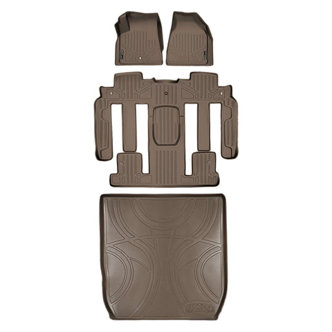 SMARTLINER Custom Fit Floor Liners For Traverse/Enclave with 2nd Row Bucket Seats