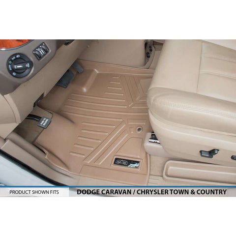 Smart Trim™ Custom Fit Floor Liners For 2008 2020 Caravan/Town & Country (Stow'n Go Only)