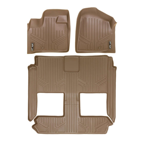 Smart Trim™ Custom Fit Floor Liners For 2008 2020 Caravan/Town & Country (Stow'n Go Only)