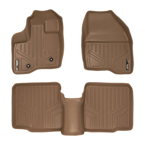 SMARTLINER Custom Fit Floor Liners For 2011-2014 Explorer (without 2nd Row Center Console)