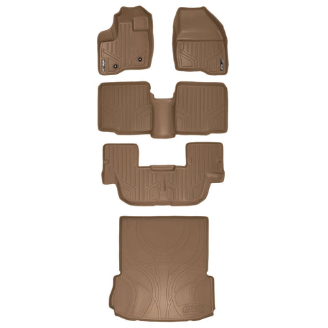 SMARTLINER Custom Fit Floor Liners For 2011-2014 Explorer (without 2nd Row Center Console)
