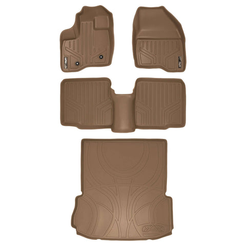 SMARTLINER Custom Fit Floor Liners For 2011-2014 Explorer (without 2nd Row Center Console)