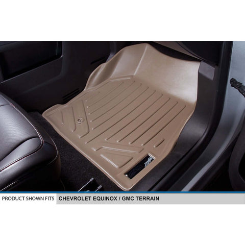 Smart Trim™ Custom Fit Floor Liners For 2011-2017 Chevy Equinox / GMC Terrain (with Dual Front Floor Posts)