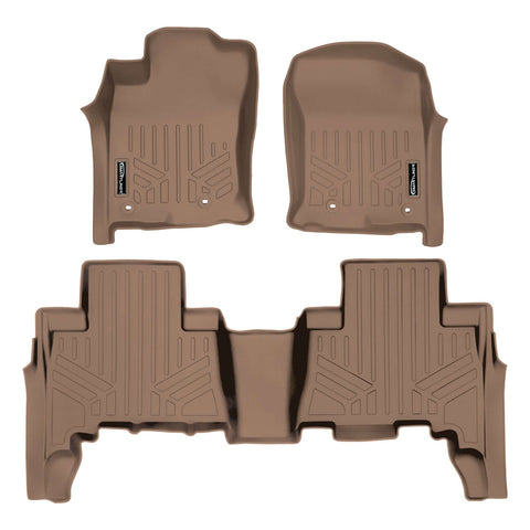 SMARTLINER Custom Fit Floor Liners For 2013-2024 Toyota 4Runner (5 Passenger Model without Sliding Rear Tray)