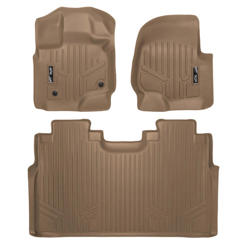 SMARTLINER Custom Fit Floor Liners For 2022-2025 Ford F-150 Lightning Only fits with 2nd Row Bucket seats without under seat fold-flat storage