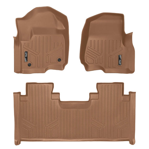 SMARTLINER Custom Fit Floor Liners For 2017-2025 Ford F-250/F-350 SuperCab with 1st Row Bench Seat