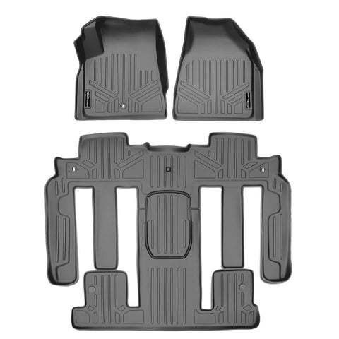 SMARTLINER Custom Fit Floor Liners For Traverse/Enclave with 2nd Row Bucket Seats