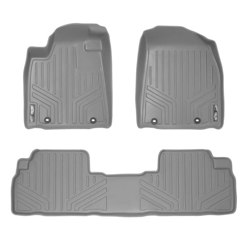 SMARTLINER Custom Fit Floor Liners For 2013-2015 Lexus RX (First Row Twist type Rings)