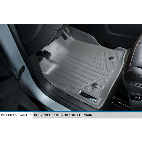 Smart Trim™ Custom Fit Floor Liners For 2011-2017 Chevy Equinox / GMC Terrain (with Dual Front Floor Posts)