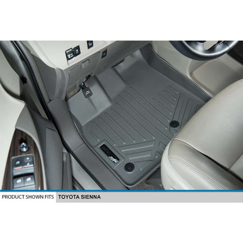 SMARTLINER Custom Fit Floor Liners For 2013-2020 Toyota Sienna (8 Passenger Model)
