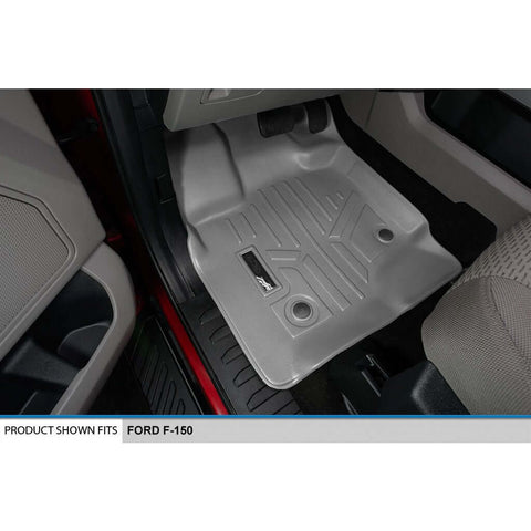 SmartCoverage™ Custom Fit Floor Liners For 2015-2025 Ford F-150 SuperCrew Cab with 1st Row Bucket Seats No underseat Storage