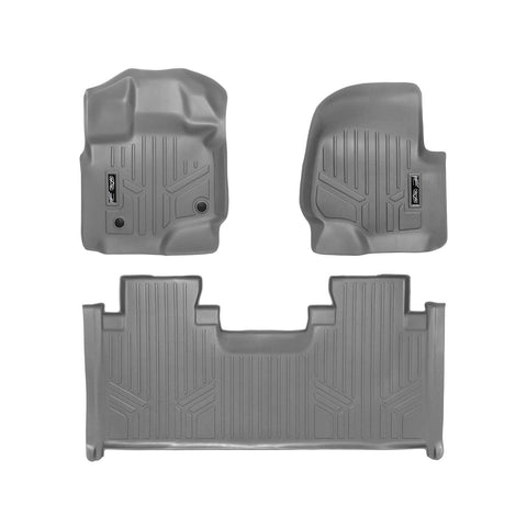 SMARTLINER Custom Fit Floor Liners For 2015-2025 Ford F-150 SuperCab with 1st Row Bench Seat with Vinyl Flooring