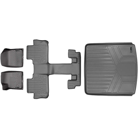 SMARTLINER Custom Fit Floor Liners For 2017-2023 GMC Acadia with 2nd Row Bucket Seats