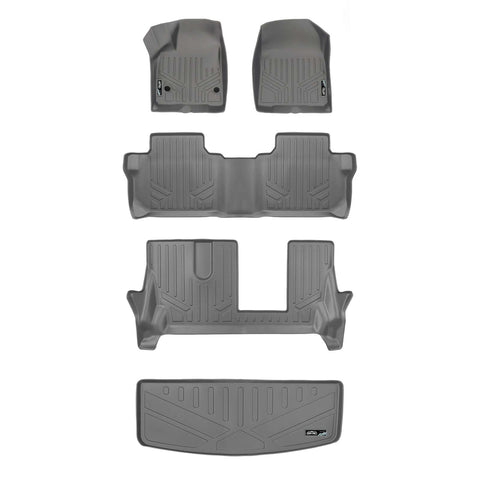 SMARTLINER Custom Fit Floor Liners For 2017-2023 GMC Acadia (7 Passenger)