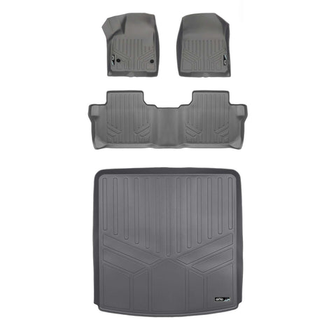 SMARTLINER Custom Fit Floor Liners For 2017-2023 GMC Acadia (7 Passenger)