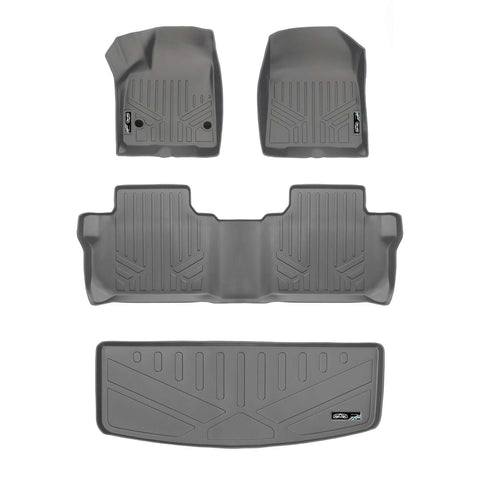 SMARTLINER Custom Fit Floor Liners For 2017-2023 GMC Acadia (7 Passenger)
