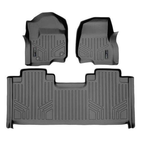 SMARTLINER Custom Fit Floor Liners For 2017-2025 Ford F-250/F-350 SuperCab with 1st Row Bucket Seats