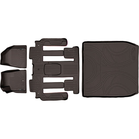 SMARTLINER Custom Fit Floor Liners For Traverse/Enclave with 2nd Row Bucket Seats