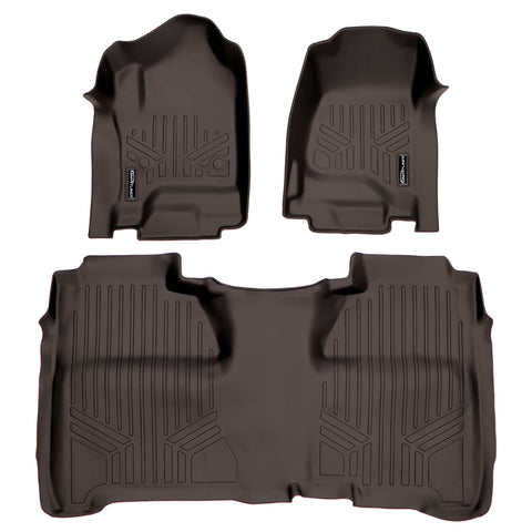 SmartCoverage™ Custom Fit Floor Liners For Crew Cab 2014-2018 Silverado/Sierra 1500 - 2015-2021 2500/3500 HD