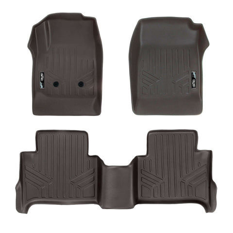 SMARTLINER Custom Fit Floor Liners For 2015-2022 Chevy Colorado Crew Cab / GMC Canyon Crew Cab