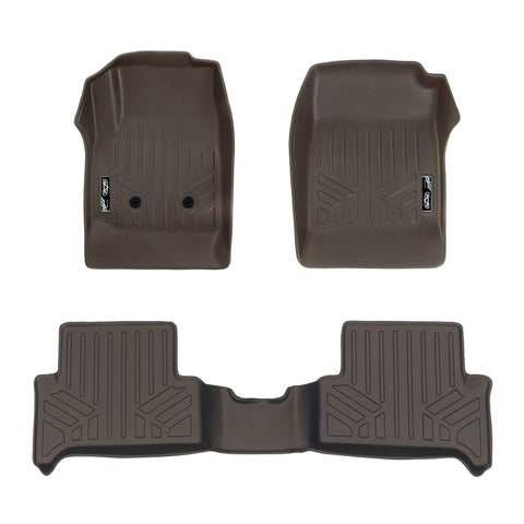 SMARTLINER Custom Fit Floor Liners For 2015-2022 Chevy Colorado Extended Cab / GMC Canyon Extended Cab