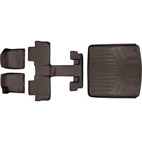 SMARTLINER Custom Fit Floor Liners For 2017-2023 GMC Acadia with 2nd Row Bucket Seats