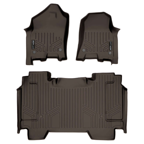 SmartCoverage™ Custom Fit Floor Liners For 2021-2024 Ram 1500 TRX without Rear Underseat Storage Box