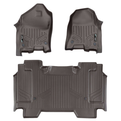 SmartCoverage™ Custom Fit Floor Liners For 2019-2024 Ram 1500 Crew Cab without Rear Underseat Storage Box