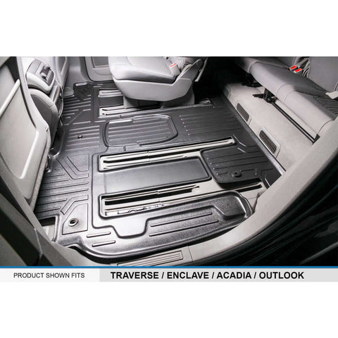 SMARTLINER Custom Fit Floor Liners For Traverse/Enclave with 2nd Row Bucket Seats