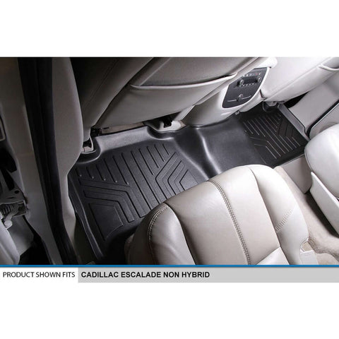 SMARTLINER Custom Fit Floor Liners For 2007-2014 Cadillac Escalade (No Hybrid Models)